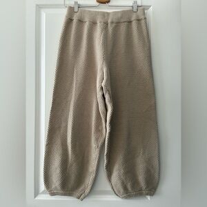 Free People Beach (FP Beach)  Size S Hailee Knit Sweater Pants - Beige